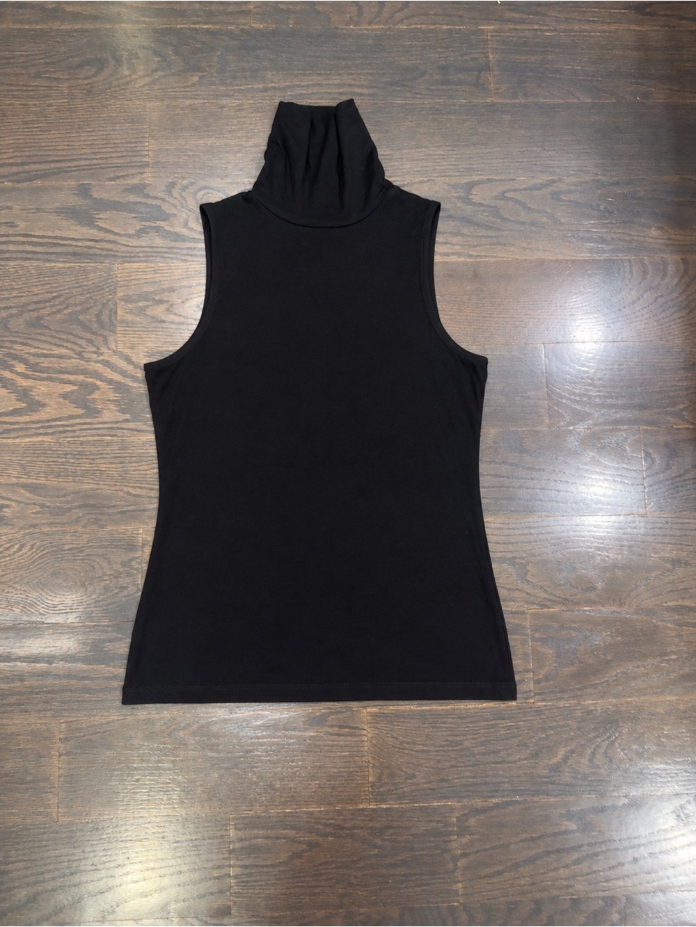 H&M Black Sleeveless Turtleneck Top